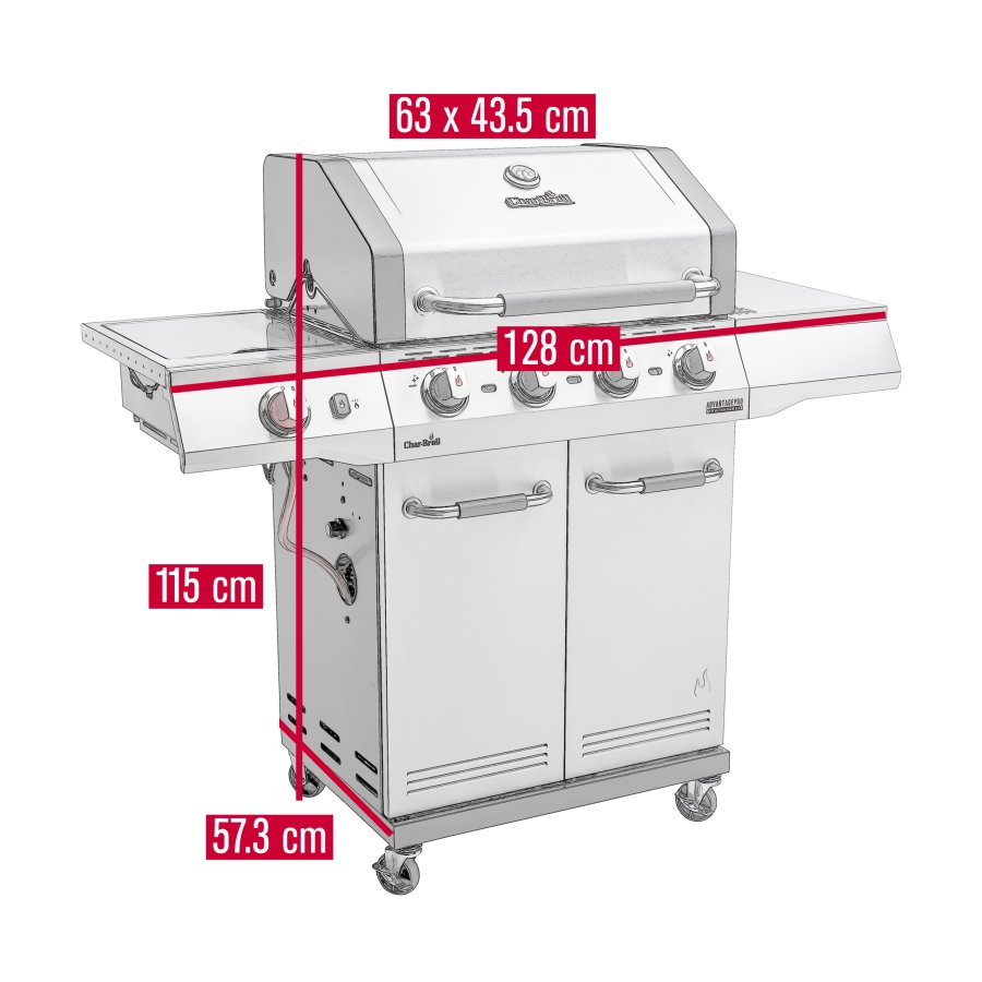 Gasolgrill Advantage PRO B4 #6