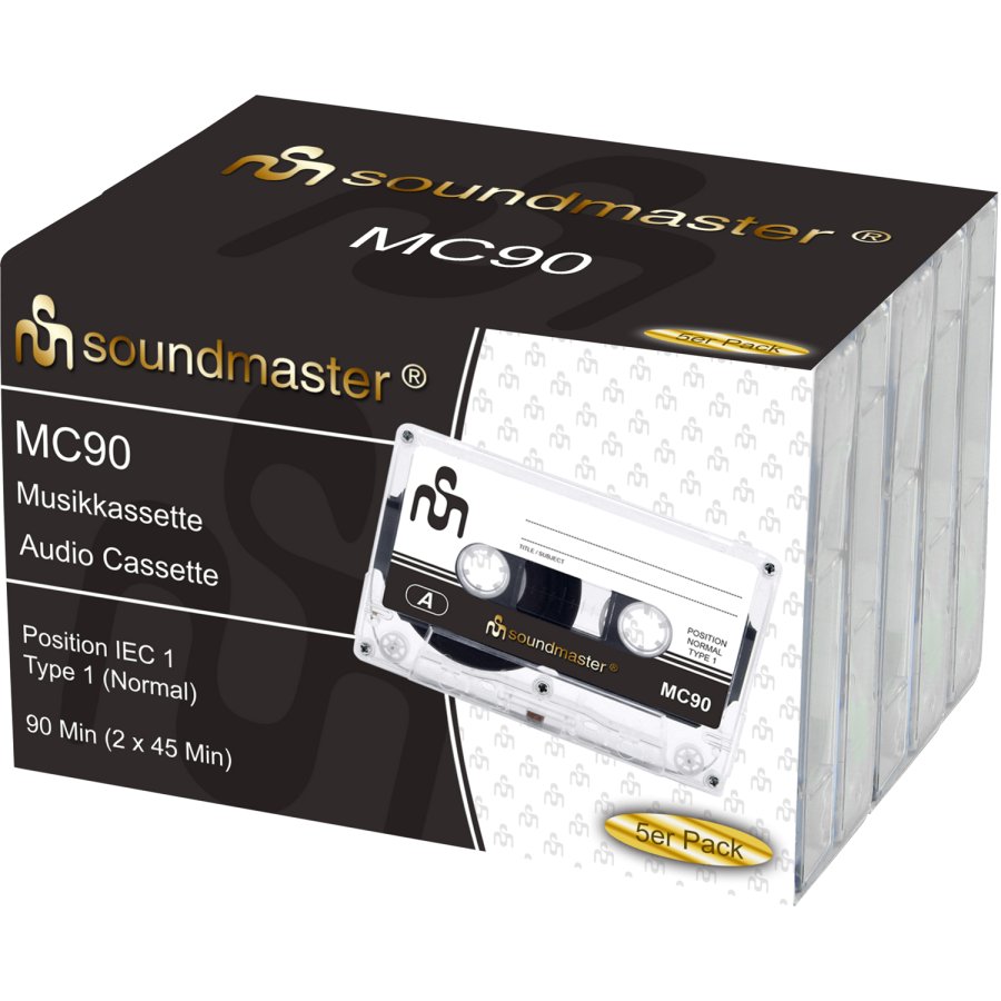Kassettband 5-pack 90min #3
