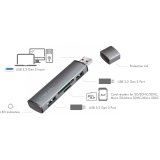 USB-hub (USB 3.2 Gen2) Minneskortslsare/USB-A #7