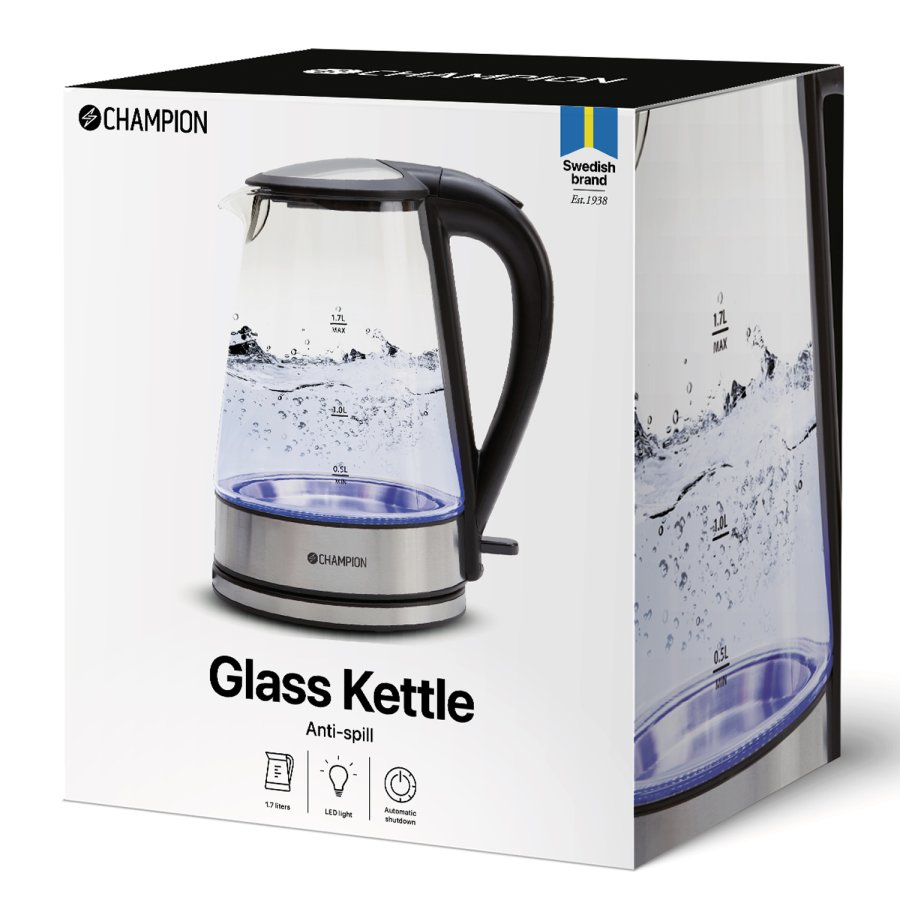 Vattenkokare 1,7L VK220 Glas #8