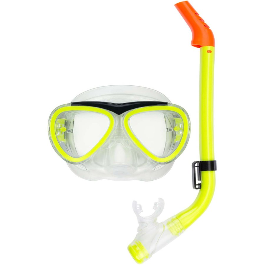 Snorkelset Junior Gul #1