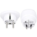 Reseadapter Combo Vrlden till Australien/Kina + Europa Jordad #2