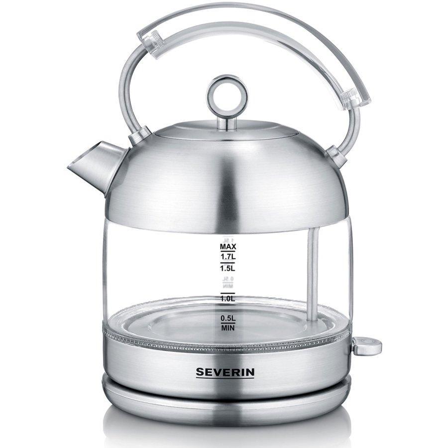 Vattenkokare 1,7L 2400W Borstat stl/Glas WK3459 #1