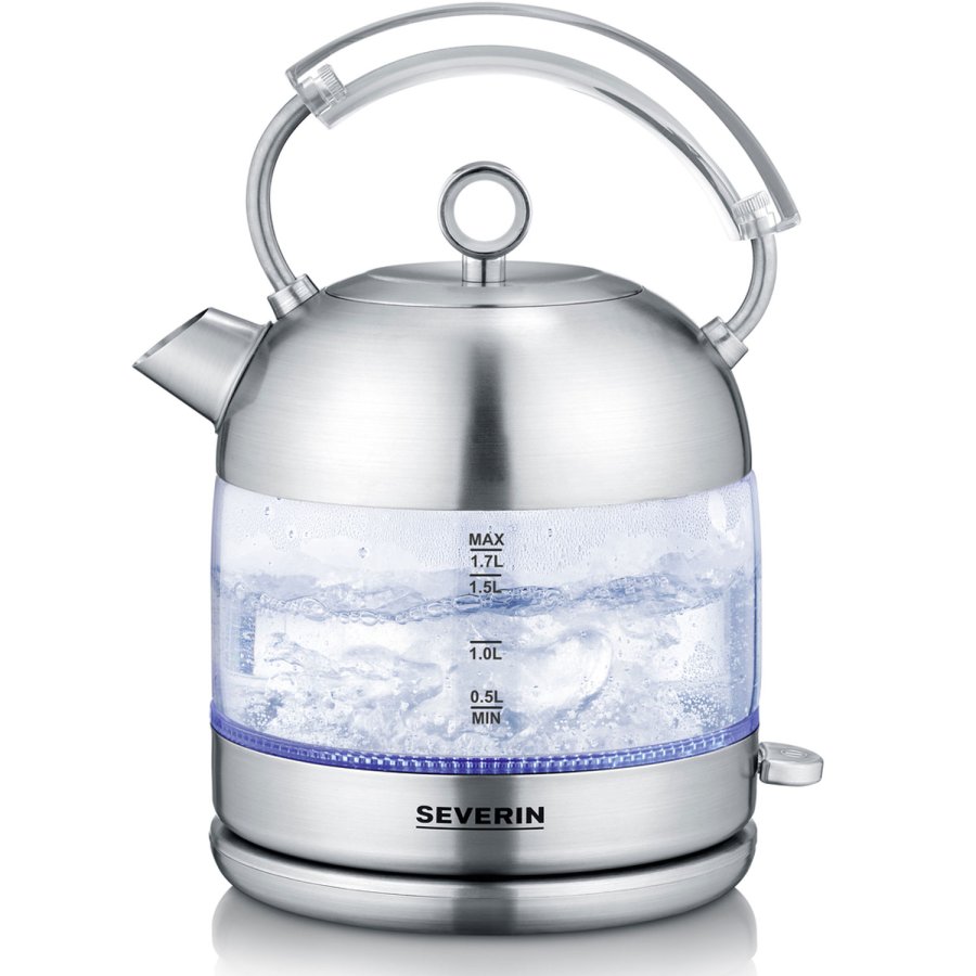 Vattenkokare 1,7L 2400W Borstat stl/Glas WK3459 #5