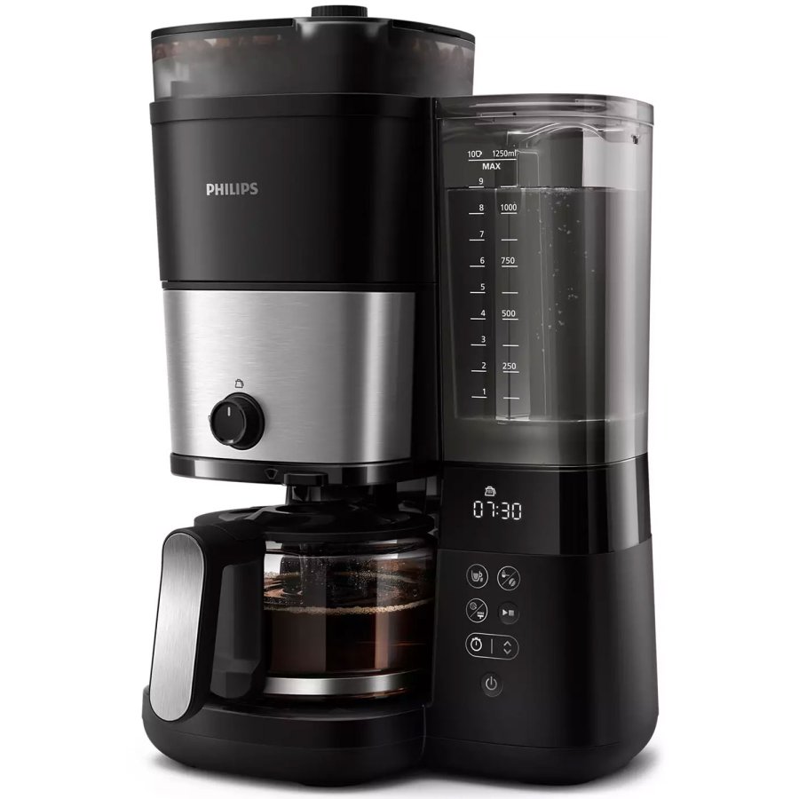 Kaffebryggare med kvarn All-in-1 Brew HD7888/01 #1