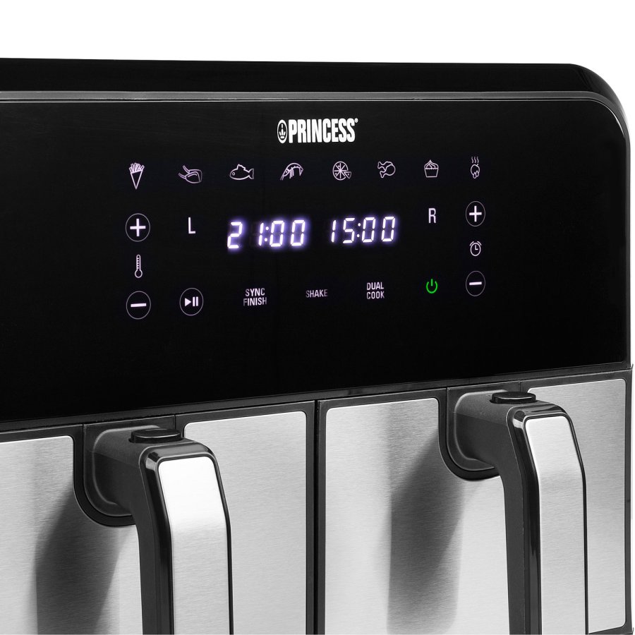 Airfryer Dubbel 2X4l  2400W 1802074 Digital #5