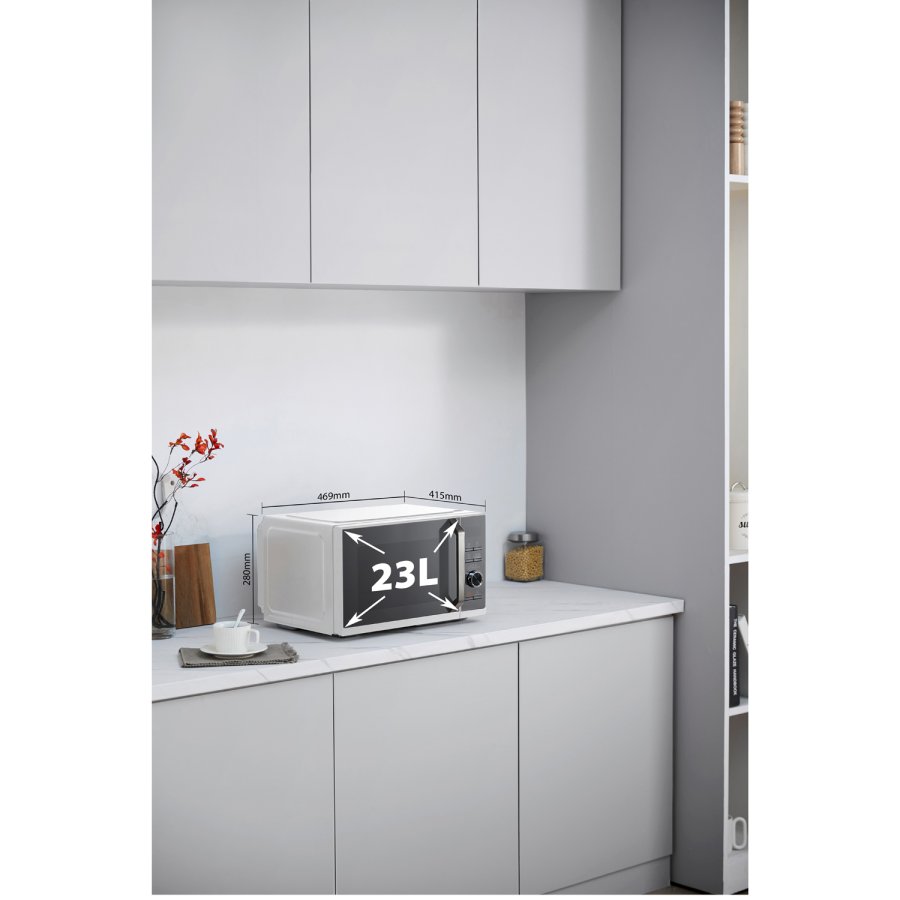 Mikrovgsugn 23L, 3 i 1 Grill/Airfryer 900/1000/1700W #7