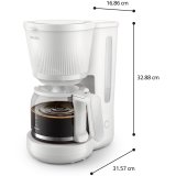 Kaffebryggare HD7411/00 3000-serien Arctic White #5
