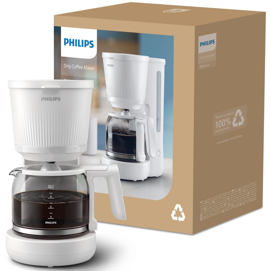 Kaffebryggare HD7411/00 3000-serien Arctic White #7