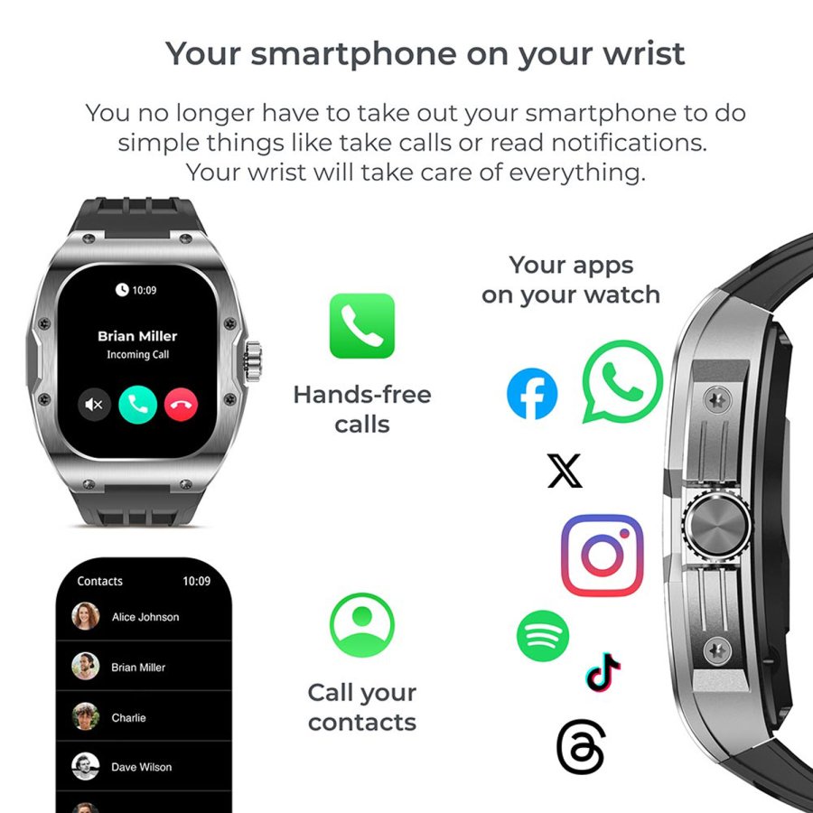 Smartklocka Hero AMOLED - Svart #5