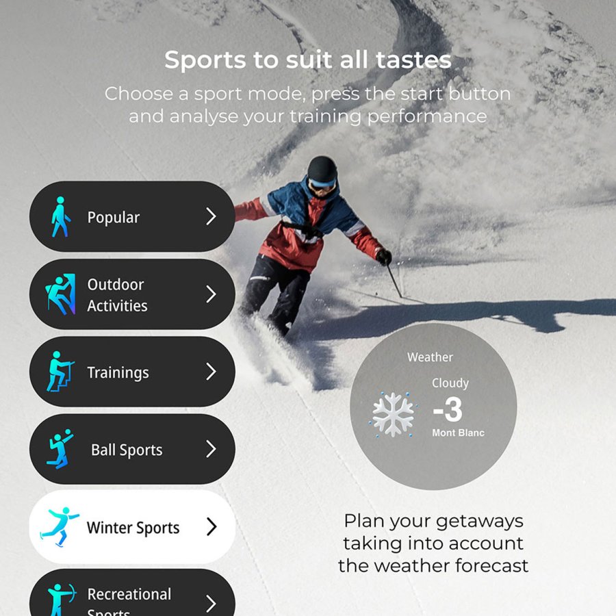 Smartklocka Venture - Svart #7