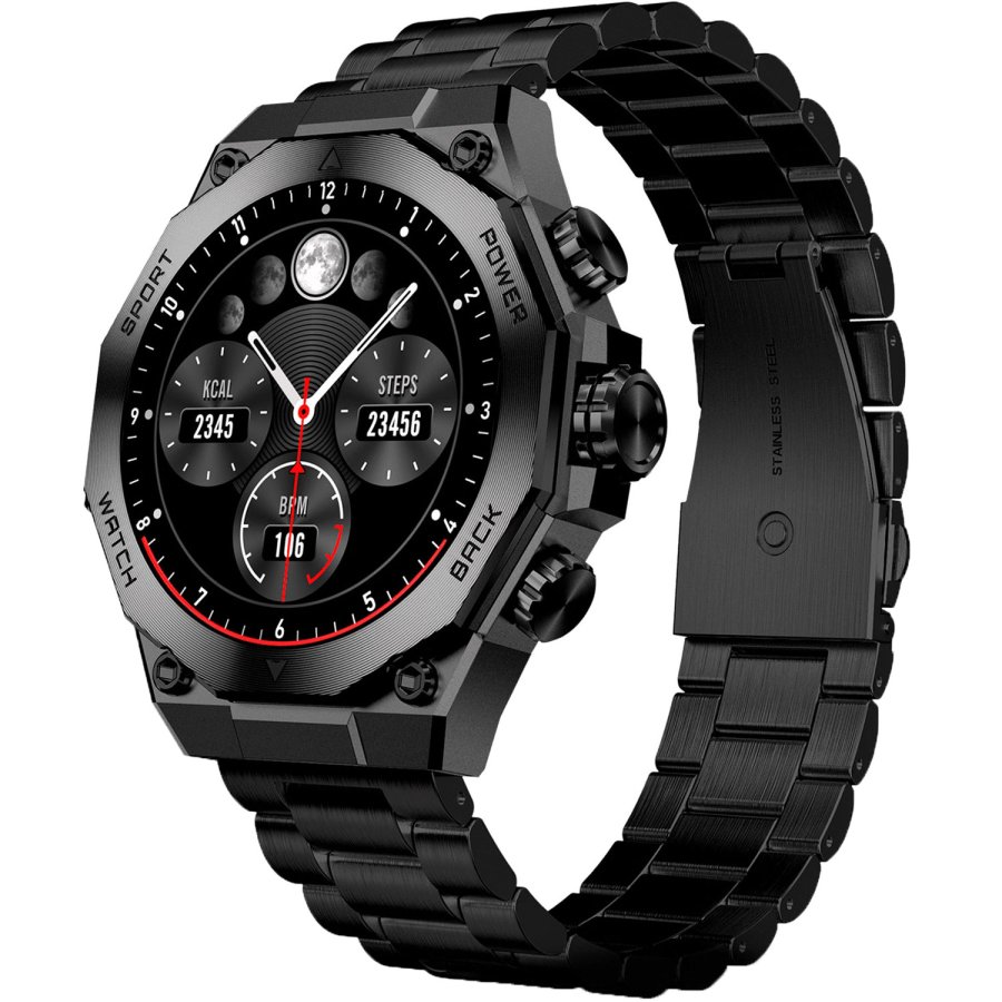 Smartklocka Titanium - Svart #1