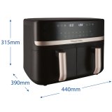 Airfryer 27680-56/RH Satisfry Dual Basket Air Fry #4