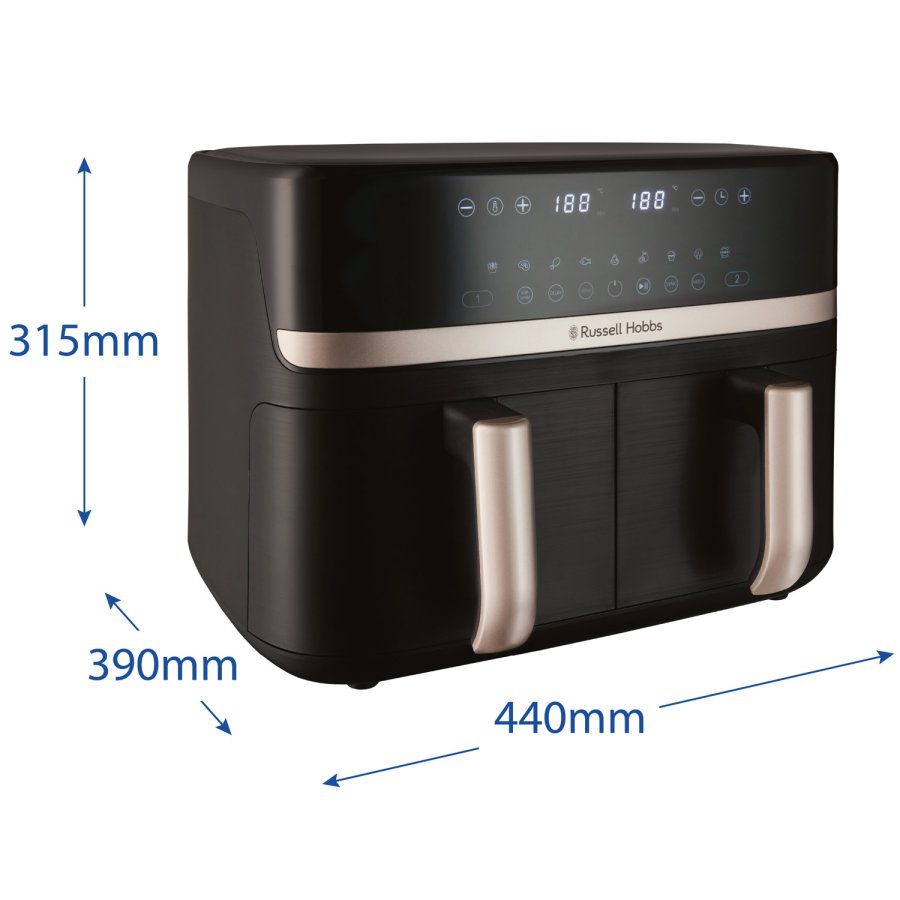 Airfryer 27680-56/RH Satisfry Dual Basket Air Fry #4