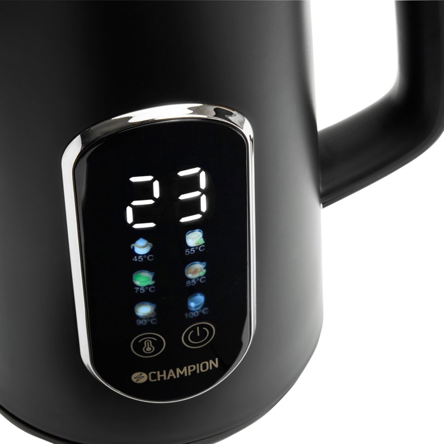 Vattenkokare Digital Temp Varmhllning 1,7L VK800 Mattsvart #4