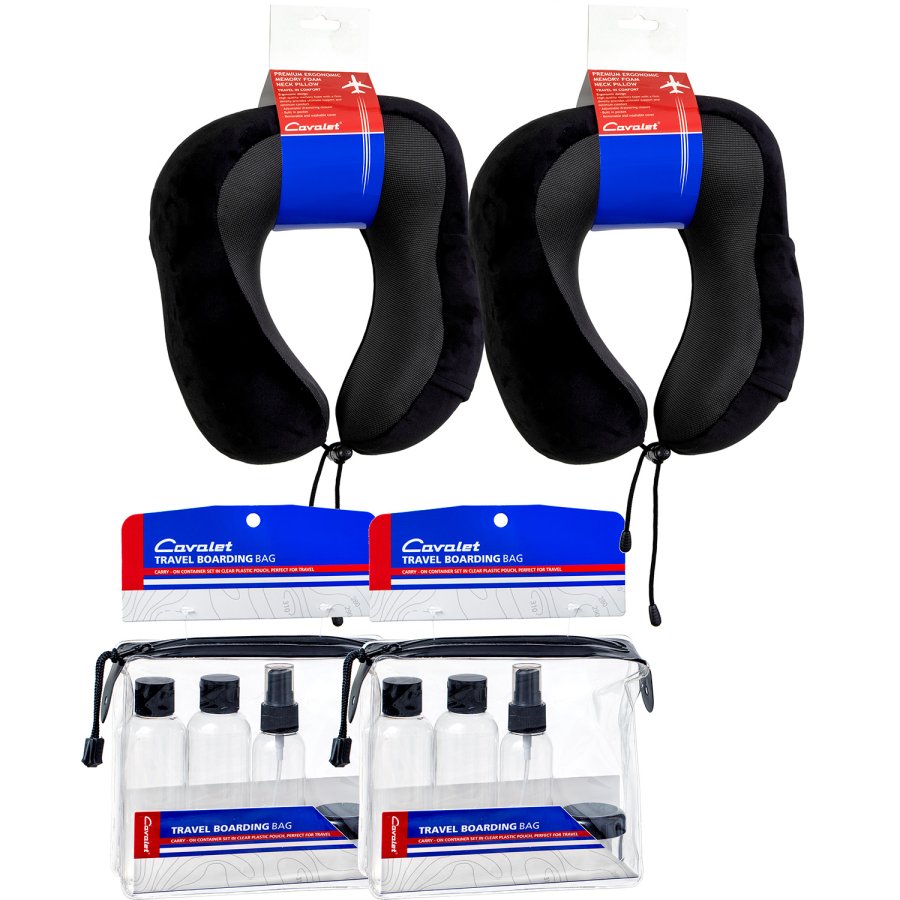 Resekit 7 (2st Nackkuddar, 2set Reseflaskor) #1