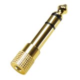 Audioadapter 6,3mm hane - 3,5mm hona #1