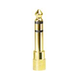 Audioadapter 6,3mm hane - 3,5mm hona #4