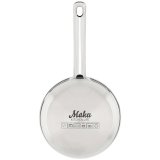 Kasserolle Basic i st�l med glasl�g 1,5 L #2