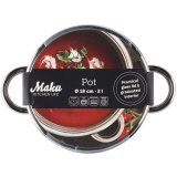 Basic gryde i st�l med glasl�g 2 L #2