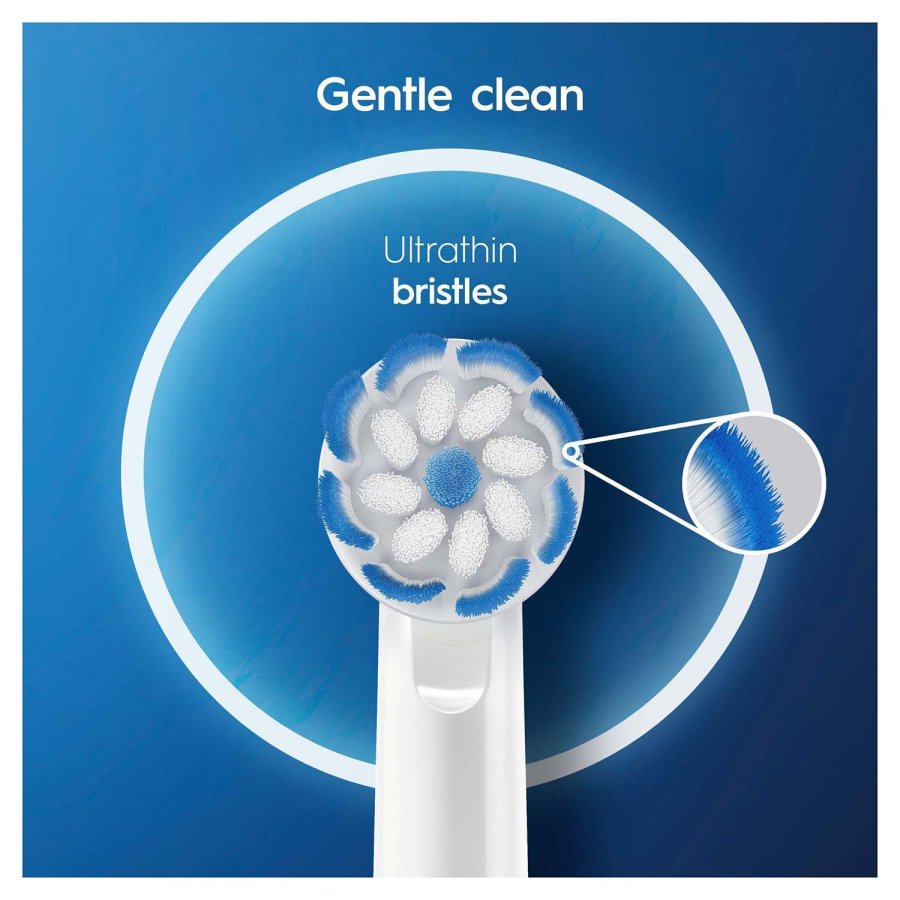 Borsthuvud Sensitive Clean & Care 10st #4