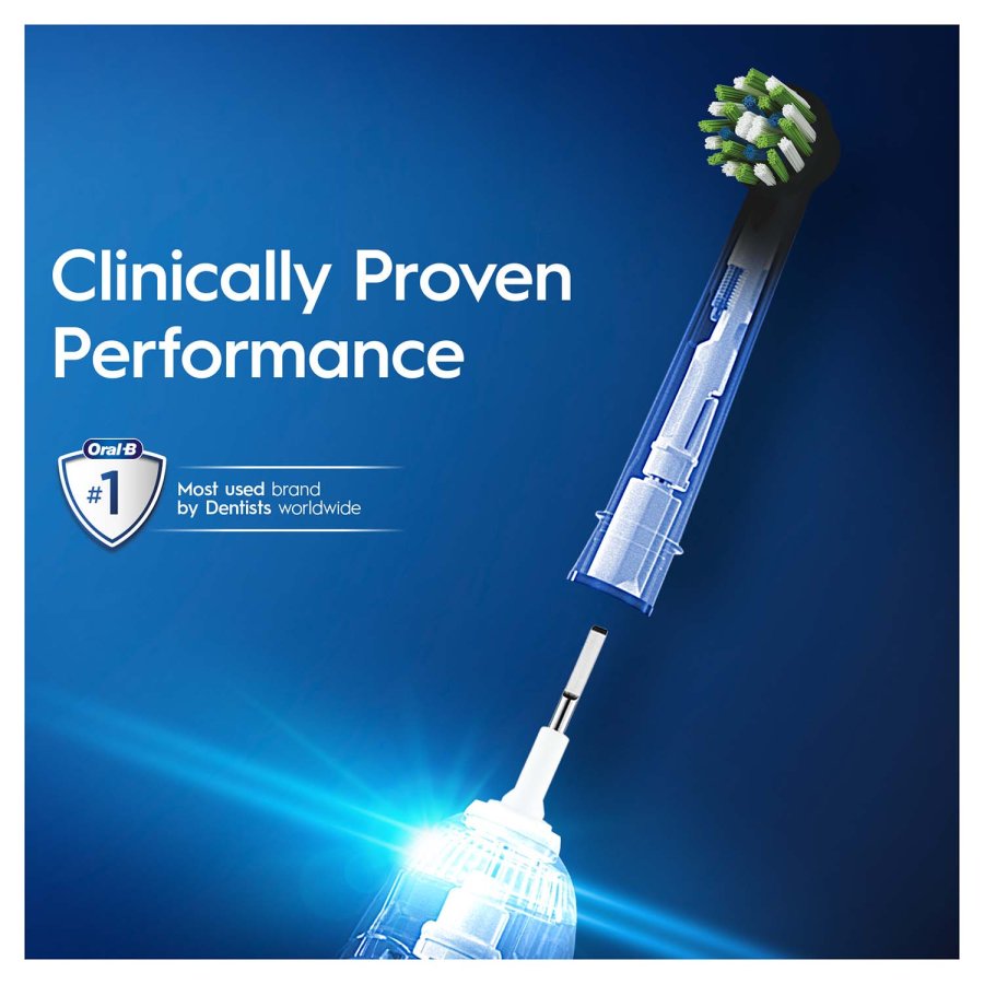 Borsthuvud Cross Action Black 3st #4