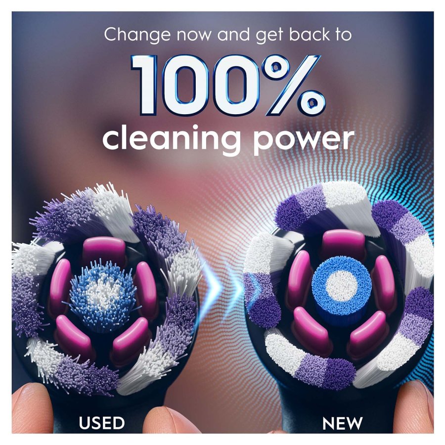 Borsthuvud iO Radiant White 4st #6