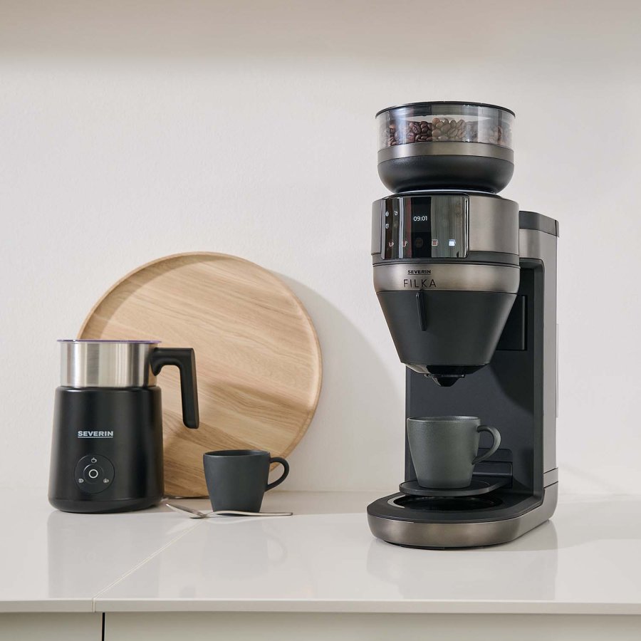 Helautomatisk filterkaffebryggare FILKA 2.0 med glaskanna KA 4854 Dark Inox #6