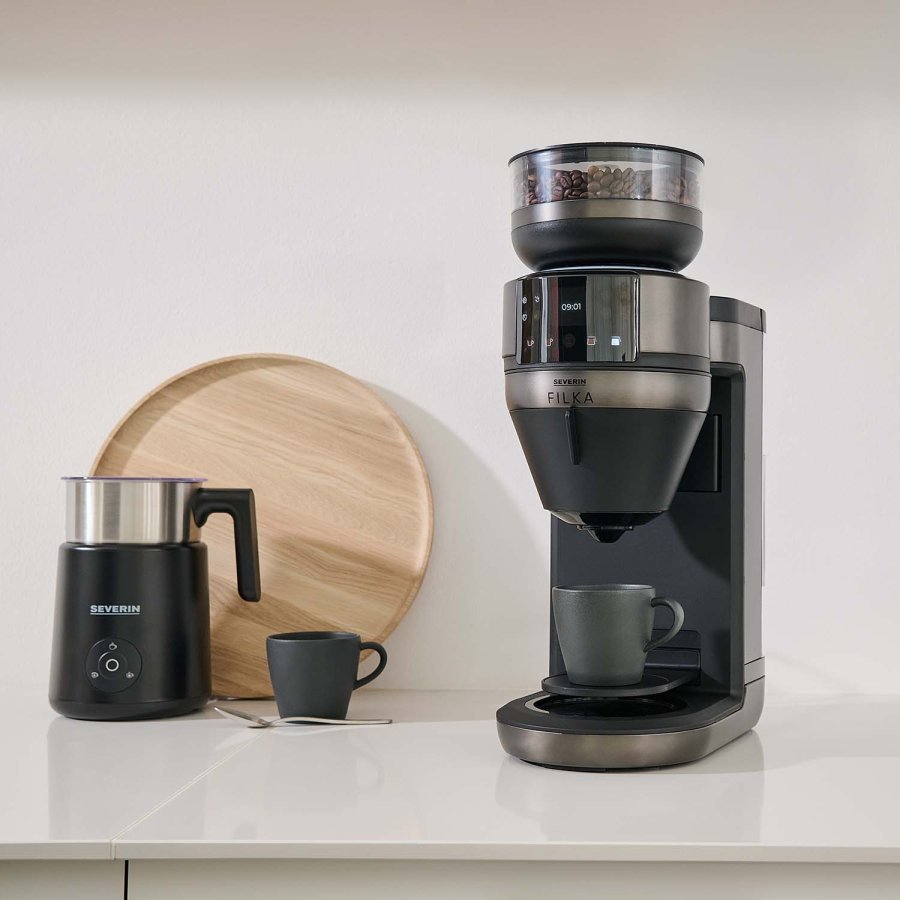 Helautomatisk filterkaffebryggare FILKA 2.0 med termoskanna KA 4855 Dark Inox #7