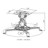 Projektorfste Universal 150mm #8