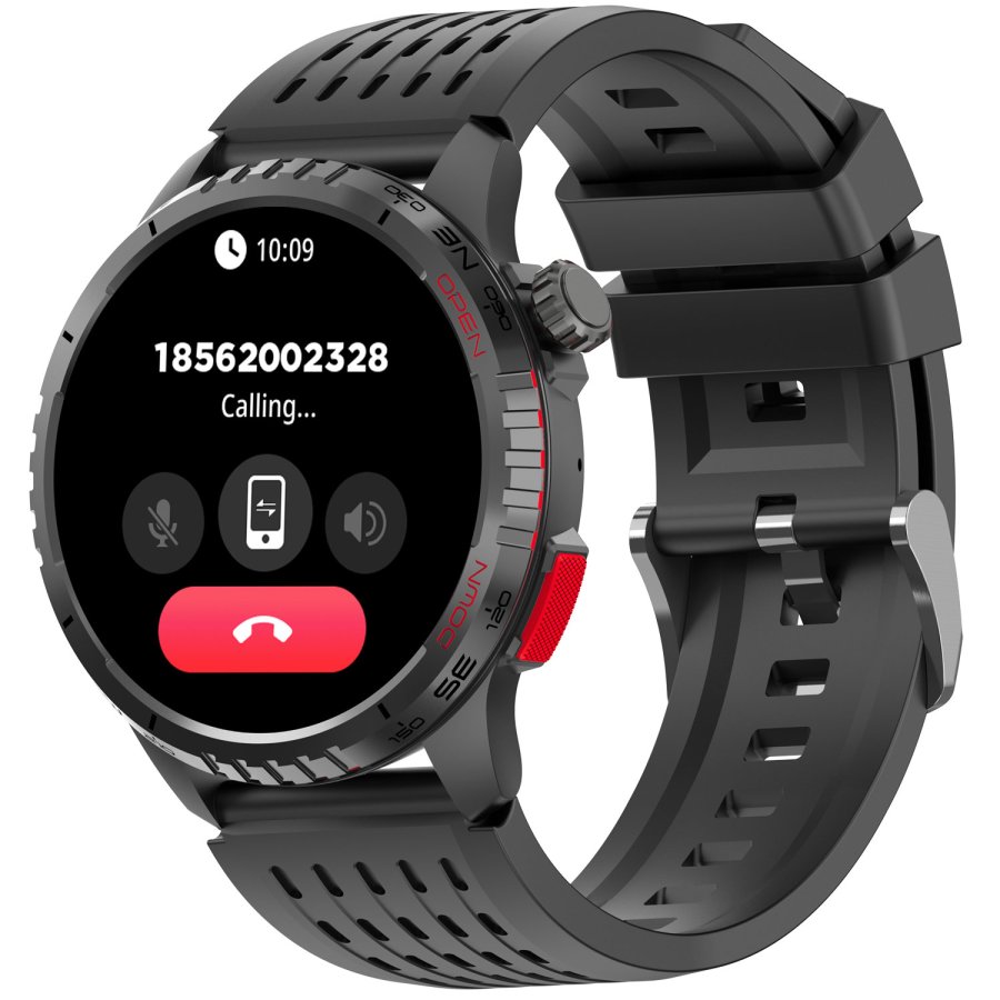 SmartWatch GPS AMOLED H�lsokoll SWG-345B Svart #2