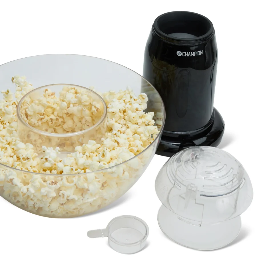 Popcornmaskin Pop-in-bowl Svart Metallic #4