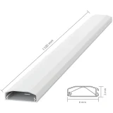 Kabelkanal 75x6x2 cm Plast Vit #6