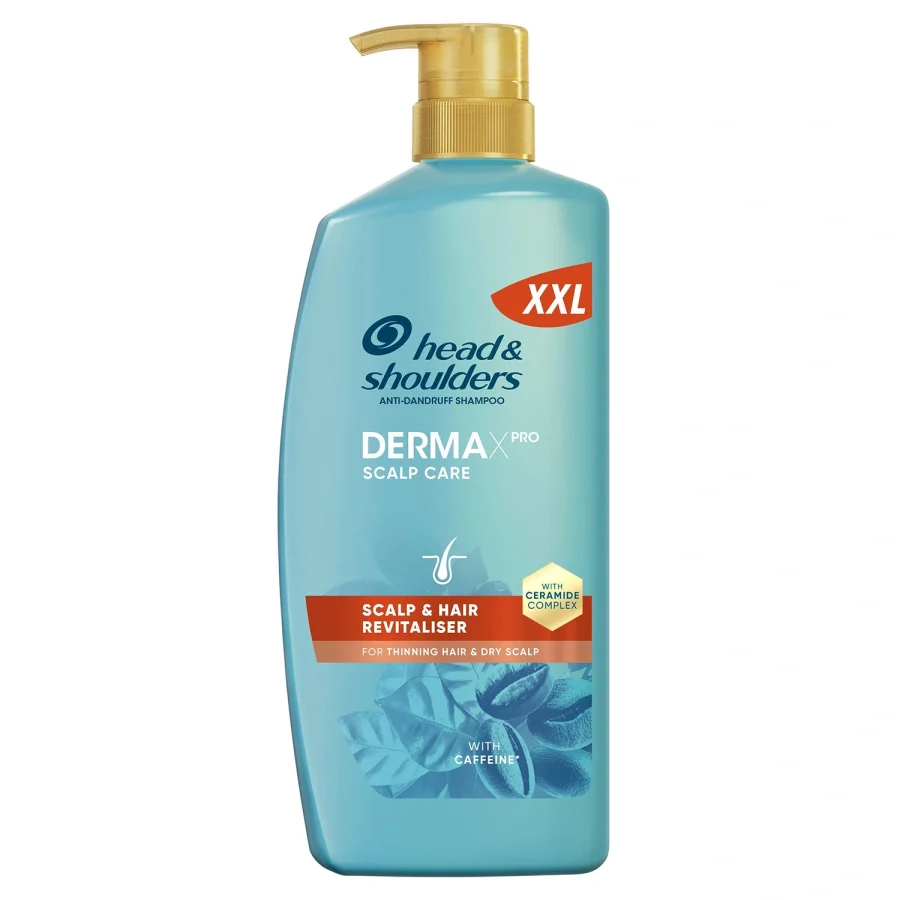 DermaXPro Revitaliser Schampo mot mj�ll med koffein, 800ml #1