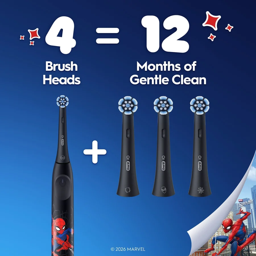 Borsthuvud iO Gentle Care Spiderman 2st #7