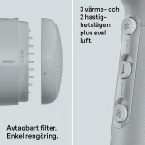 H�rf�n 2100W 3v�rme & 2hastighetsl�gen + 2 tillbeh�r #2