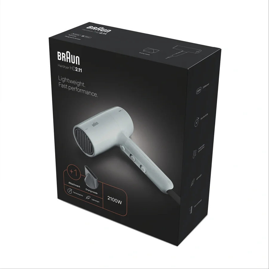 H�rf�n 2100W 3v�rme & 2hastighetsl�gen + 2 tillbeh�r #7