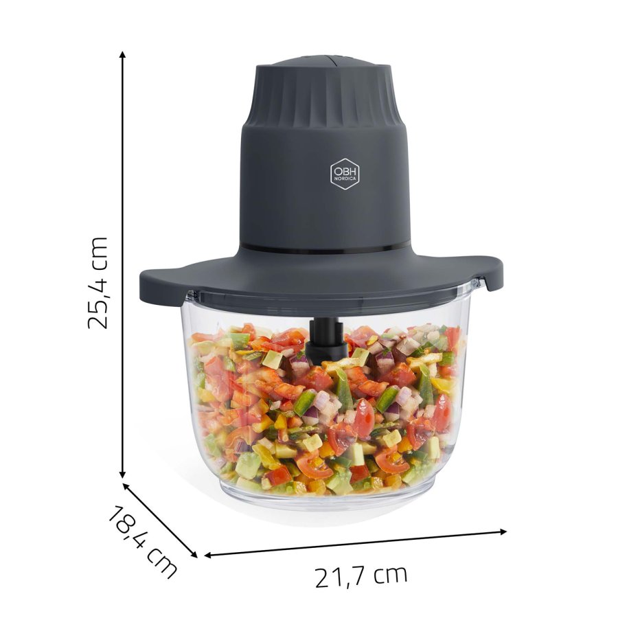 Hackare Choppeo med glassk�l 2 L #2