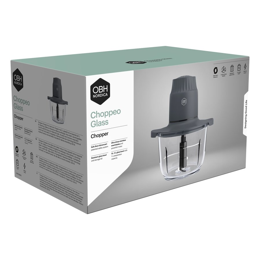 Hackare Choppeo med glassk�l 2 L #6