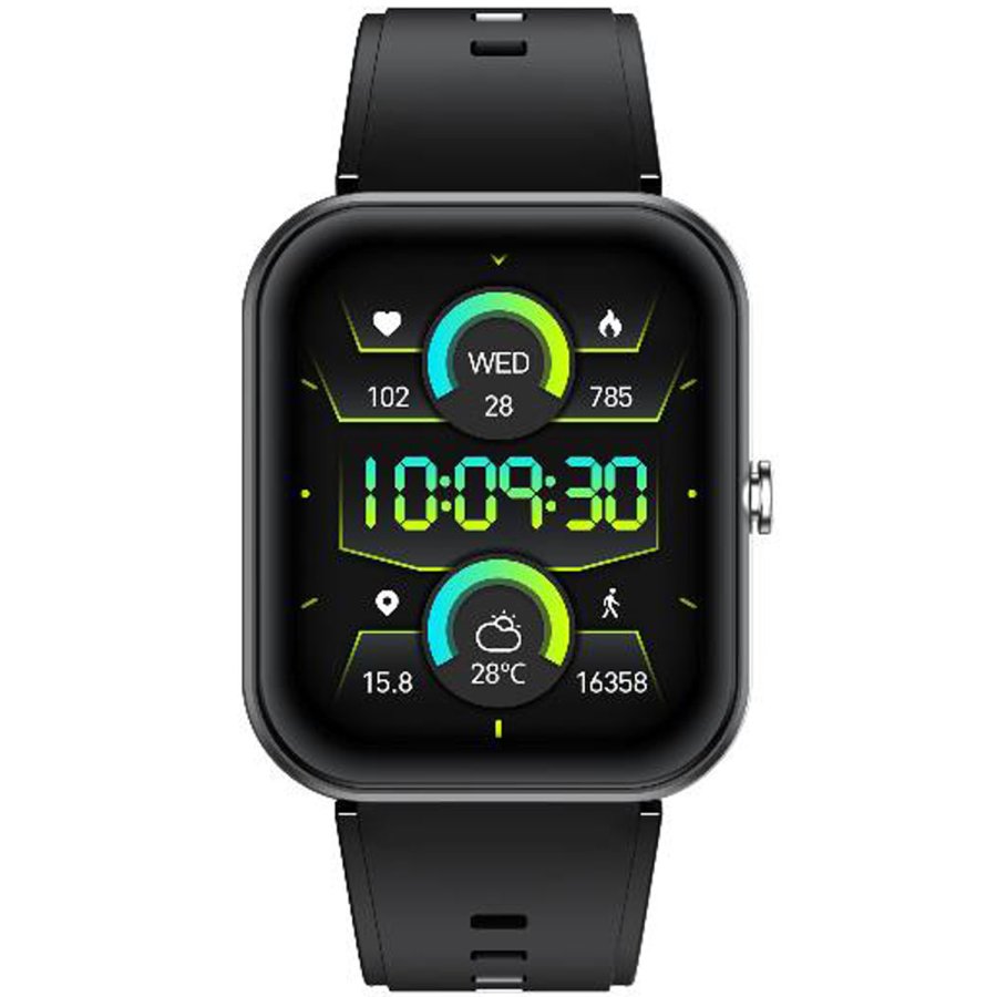 Smartwatch rektangul�r AMOLED-display Trainerwatch3 Svart #2