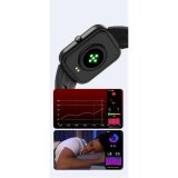 Smartwatch rektangul�r AMOLED-display Trainerwatch3 Svart #5