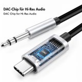 USB-C-hane - 3,5mm phono-hane stereo DAC 1m #5