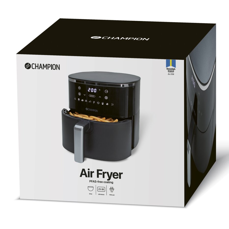 Air Fryer XL Ceramic 6L 1750W AF400 Svart #9