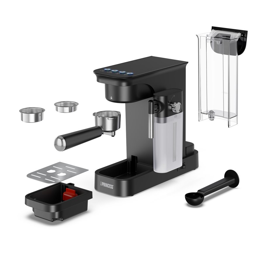 Espressomaskin med mj�lkskummare 249422 20bar #7