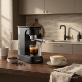 Espressomaskin med mj�lkskummare 249422 20bar #9