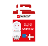 Reseadapter Europa till Danmark Jordad #4