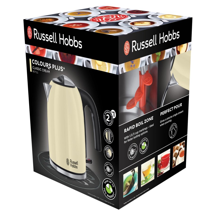 Vattenkokare Colours Cream 1,7l #7