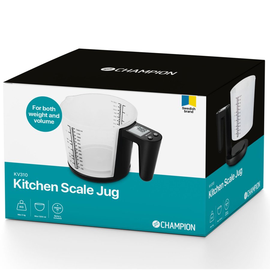 Kksvg Mttbgare 3kg 1200ml KV310 Svart #3