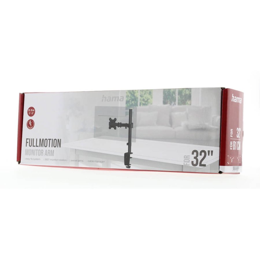 HAMA Monitor Holder Work Out Single XL Black #2