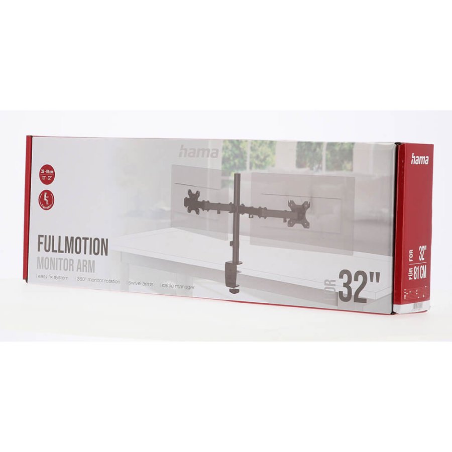 HAMA Monitor Holder Work Out Twin Black #2